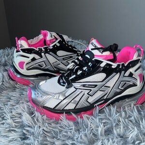 Balenciaga Runner Sneakers PINK/BLK/SILV